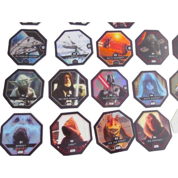 Disney Star Wars Cosmic Shells Complete Set of 72 Cards - Picture 8 of 16